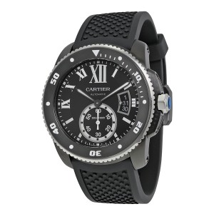 cartier-calibre-de-cartier-diver-automatic-black-dial-replica